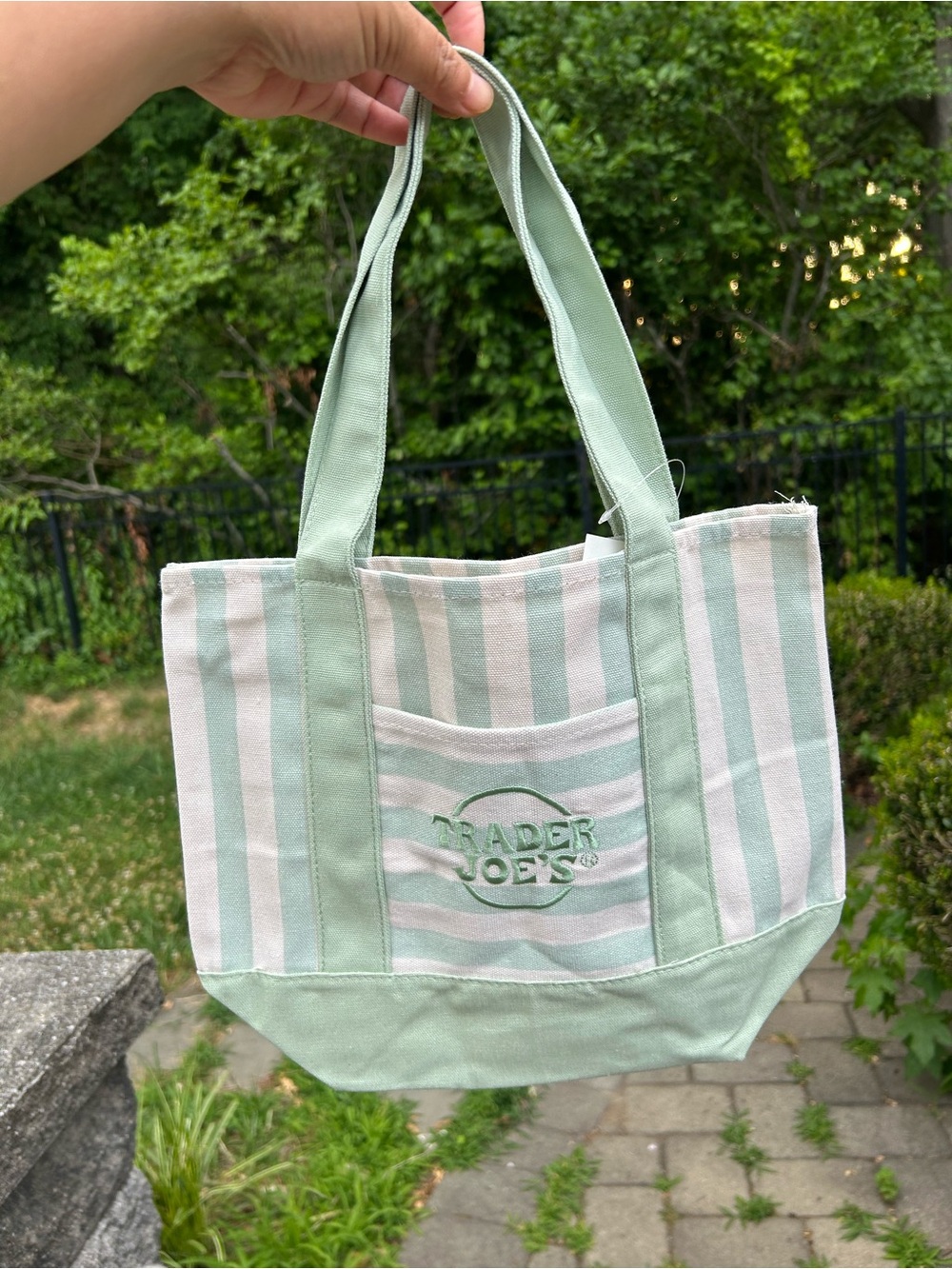 NWT Trader Joe’s mini tote bag